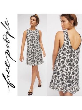 Free People Loretta Floral Mini Dress M
